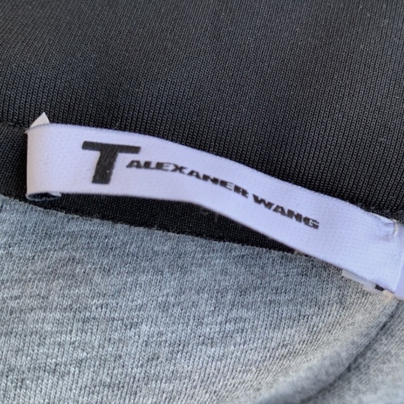 ALEXANDER WANG Black Neoprene Box Pleated Short Length Mini Skirt Small - Picture 12 of 15